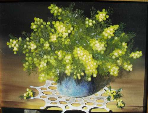 le vase de mimosa